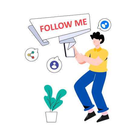 Follow Me  Illustration