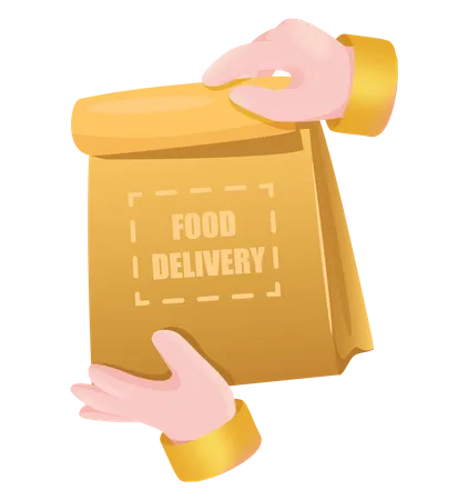 Food Delivery Illustration
