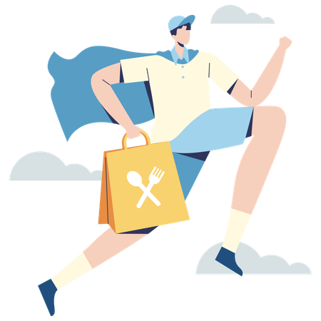 Food Delivery  Illustration