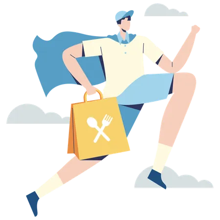 Food Delivery  Illustration