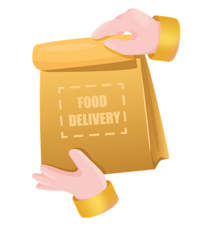 Food Delivery  Illustration