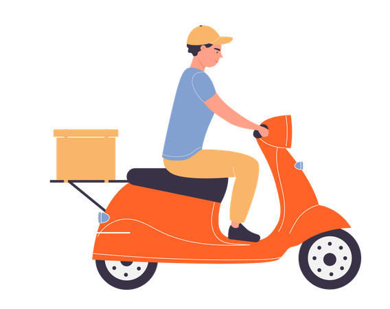 Food delivery  Illustration