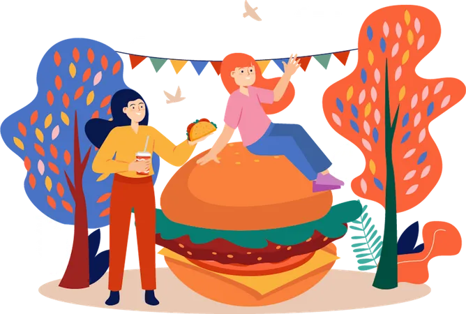 Food festival  Illustration