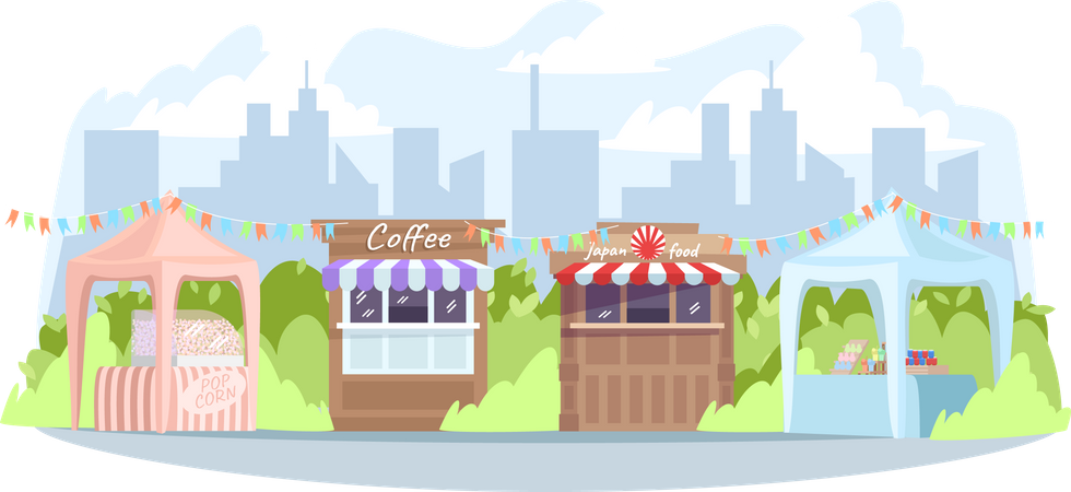 Food festival  Illustration