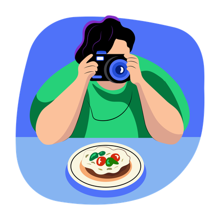 Food-Fotografie: Bilder mit einer Digitalkamera aufnehmen  Illustration