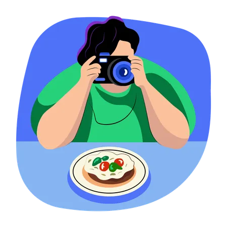 Food-Fotografie: Bilder mit einer Digitalkamera aufnehmen  Illustration