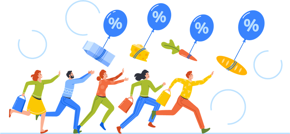 Food Inflation  Illustration