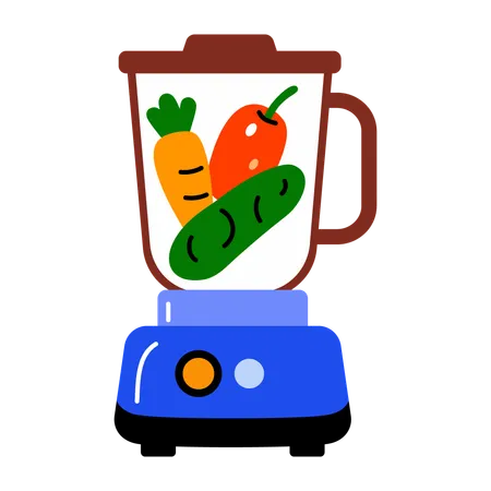 Food Processor  Illustration