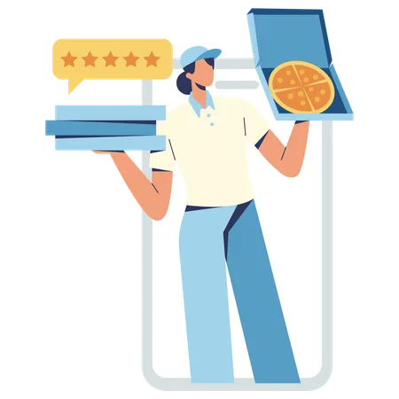 Food Rating  Illustration