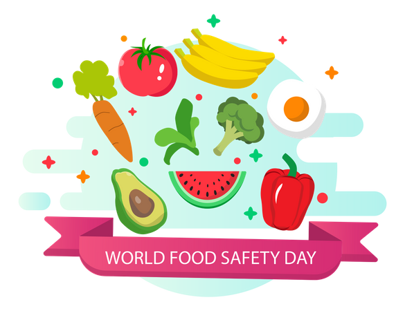 Food Safety Day  Illustration
