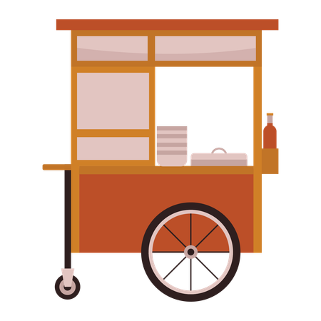 Food Stall  Illustration