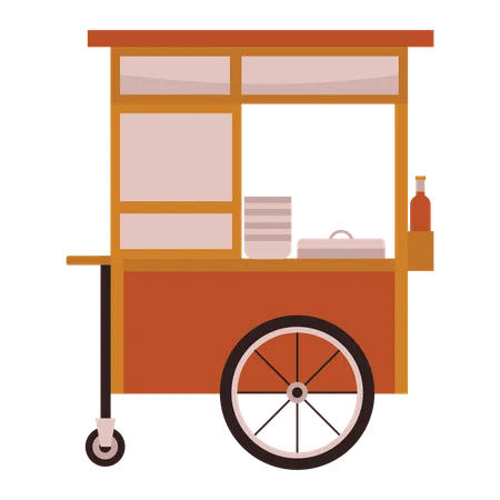 Food Stall  Illustration