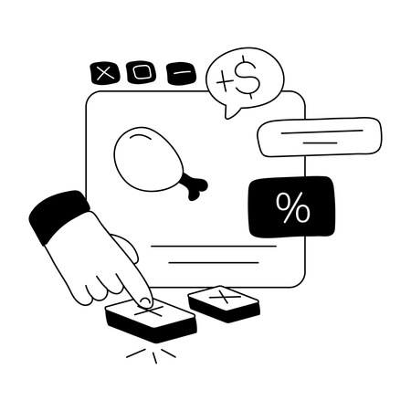 Food tax  Illustration