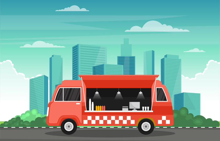 Food Truck  Illustration