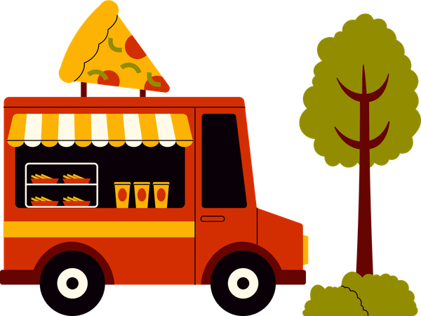 Food Truck  Illustration