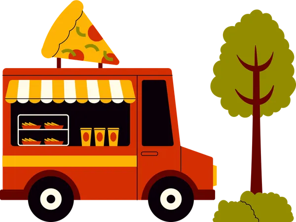 Food Truck  Illustration