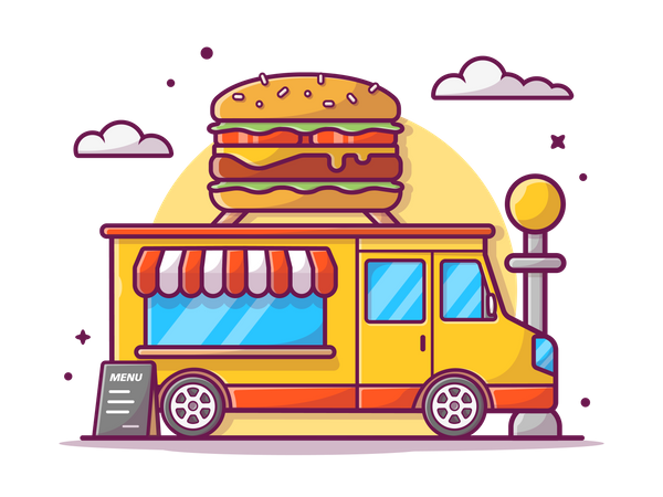 Food van  Illustration