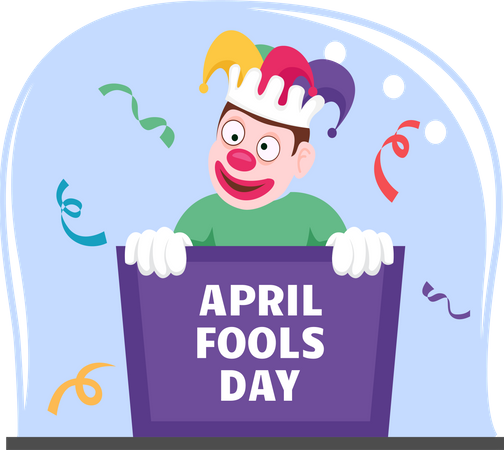 Fool day celebrations  Illustration