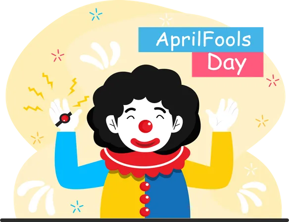 Fool day celebrations  Illustration