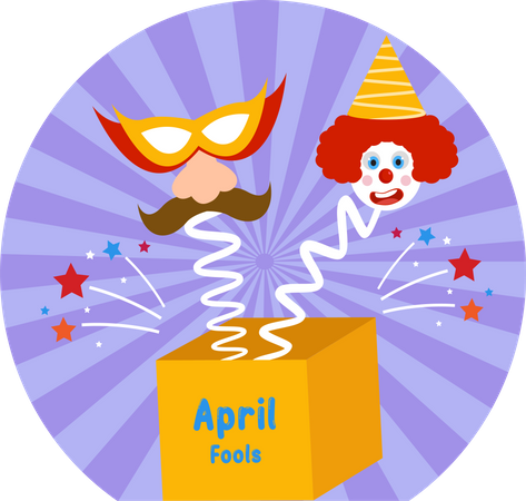 Fool day celebrations  Illustration