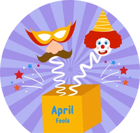 Fool day celebrations  Illustration