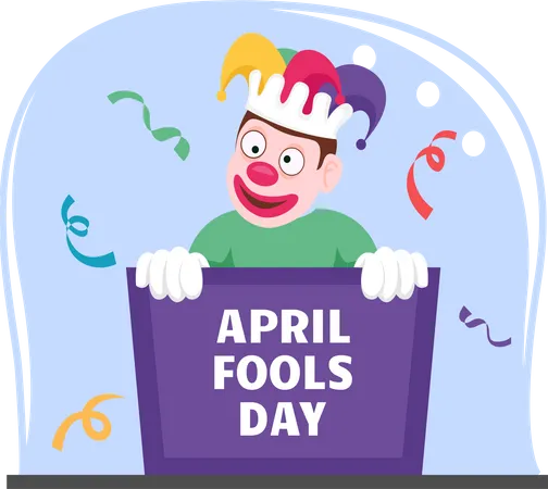 Fool day celebrations  Illustration