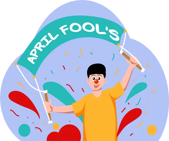 Fool day celebrations  Illustration