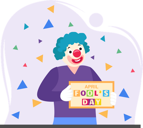 Fool day celebrations  Illustration