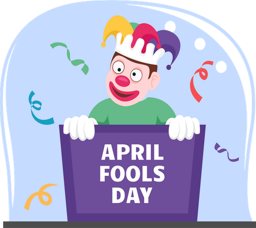Fool day celebrations  일러스트레이션