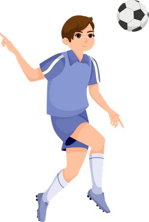 Footbal Player  Illustration