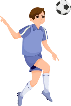 Footbal Player  Illustration