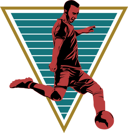 Football Academy Born to Win  Illustration