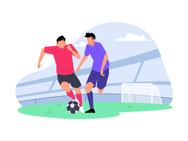 Football competition  Illustration