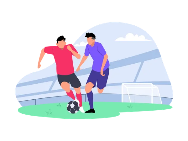 Football competition  Illustration