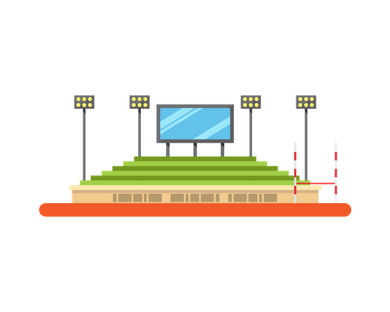 Football field  Illustration