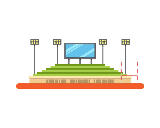 Football field  Illustration