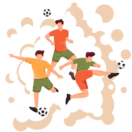 Football Game Illustration