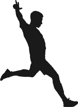 Football kick position  Illustration