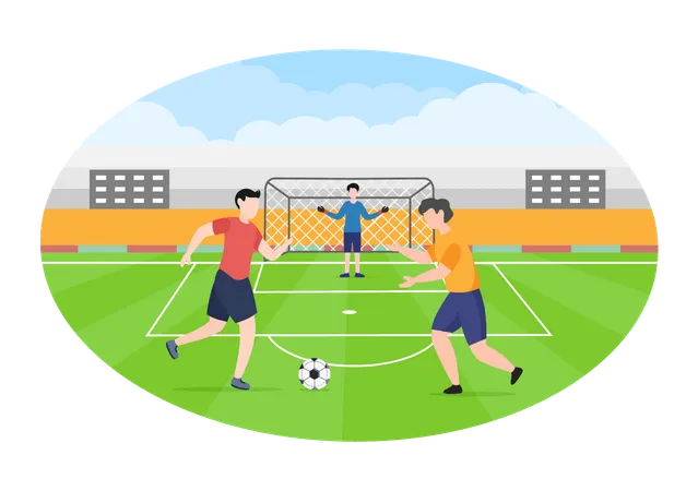 Football match Illustration