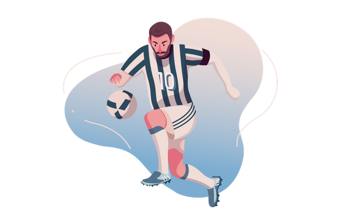 Football player Illustration