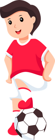 Football Player  Illustration