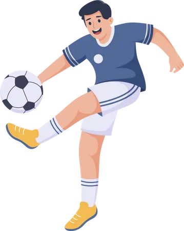 Football Player  Illustration