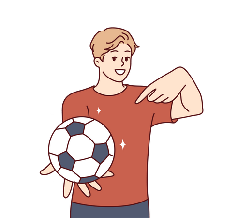 Football player  Illustration