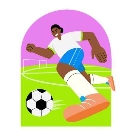 Football player  Illustration