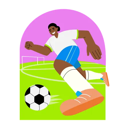 Football player  Illustration