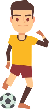 Football Player  Illustration