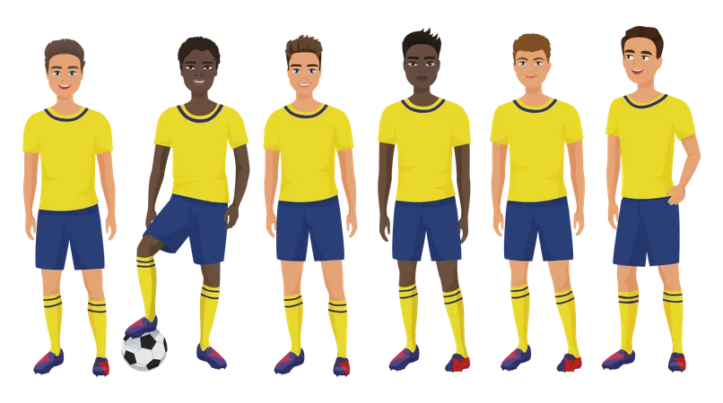 Football team  Illustration