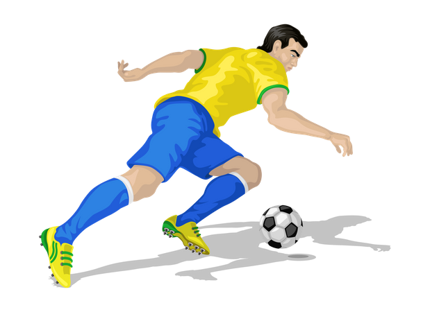 Footballer  Illustration