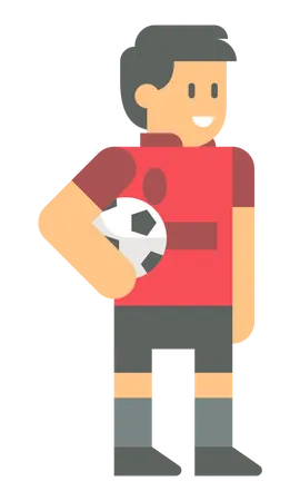 Footballer  Illustration