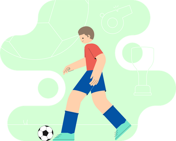 Footballeur  Illustration